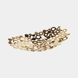 Castro Lighting Pattern Basket in polished brass, available from Touched Interiors UK