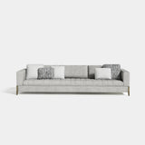 Perla Shell Back Luxury Sofa, alternative angle