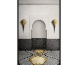 Dazzling Entryway with Prisma Wall Lamp: Gold & Crystal