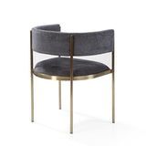 Envie II Dining Chair - Set of 2 - Giselle Dark Charcoal