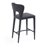 Pari I Bar Stool - Luxe Cinder Grey