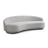 Cove 4-Seater Sofa - Avery Velour Cream