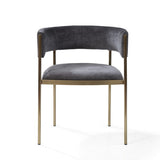 Envie II Dining Chair - Set of 2 - Giselle Dark Charcoal