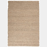 Riverstone Mocha Wool Luxury Rug, available from Touched Interiors UK