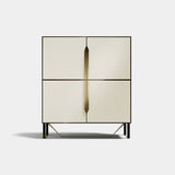 Rocco Carved Door Luxury Bar Cabinet, alternative angle