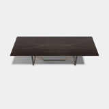 Rocco Metal Base Luxury Dining Table, alternative angle