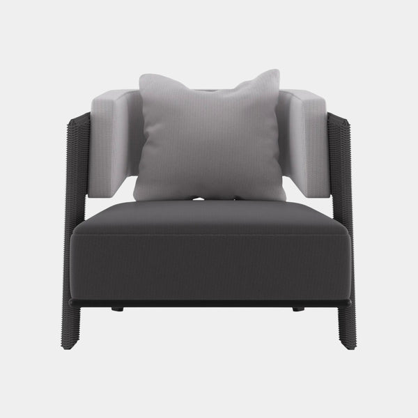 Roma Grey High-End Luxury Outdoor Armchair
