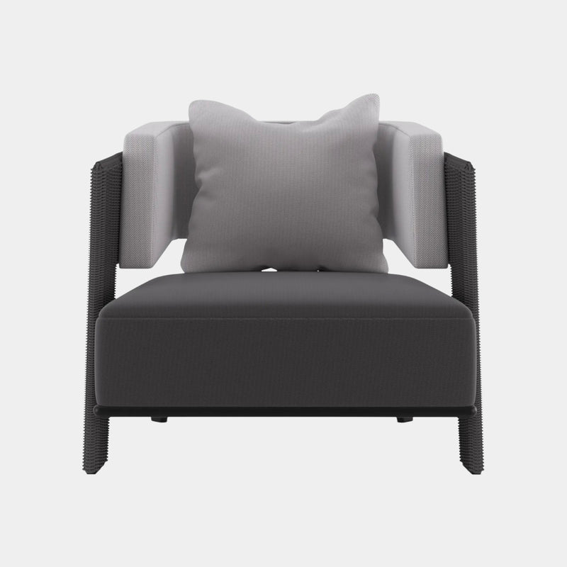Roma Grey High-End Luxury Outdoor Armchair