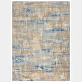 Rush Blue Beige Luxury Rug, available from Touched Interiors UK