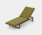 Elegant Salim Outdoor Sun Lounger in Andapa Avocat - Luxury Outdoor Furniture