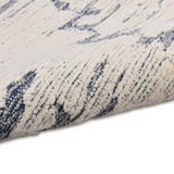 Sculptural Blue Wool Luxury Rug, available from Touched Interiors UK