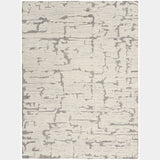 Sculptural Grey Wool Luxury Rug, available from Touched Interiors UK
