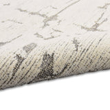 Sculptural Grey Wool Luxury Rug, available from Touched Interiors UK