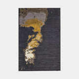 Serge Lesage Behind Amber Gold Rug in amber gold on charcoal