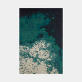 Serge Lesage Dip Deep Turquoise Rug in deep turquoise