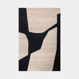 Serge Lesage Limaa Black & White Rug in black & white