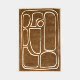 Serge Lesage Olympe Iced Coffee Rug in iced coffee