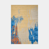 Serge Lesage Swan Sunshine Yellow Rug in sunshine yellow