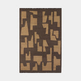 Serge Lesage Vibration 1 Walnut Rug in walnut