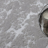 Snowstorm Metallic Luxury Rug, detail