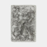 Soffice Deep Shaggy Luxury Rug in silver