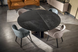 Premium steel base round table - Cantori Mirage Round Table Avantgarde Collection