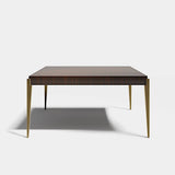 Sorrento Metal Leg Luxury Dining Table, alternative angle