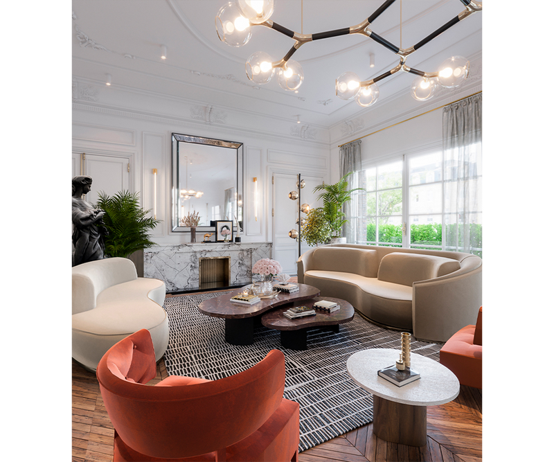 Spacious Living Room with Plateau Centre Table.