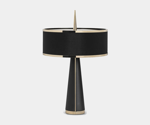 Spire Table Lamp - Modern Minimalist Table Lamp in Nickel