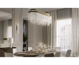 Luxurious Crystal Chandelier for Elegant Living Spaces