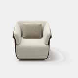 Synergy Wooden Shell Luxury Armchair, alternative angle