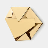 Tangram Small Gold Mirror Luxury Wall Light