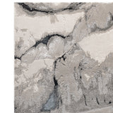 Tempestade High Shine Abstract Luxury Rug, texture detail