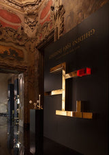 Traverso Sculptural Luxury Wall Shelf in a room setting
