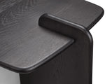Tressette Folded Slab Luxury Side Table, detail