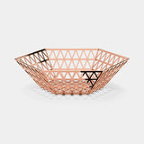 Trigono Openwork Luxury Centre Bowl, shown in copper