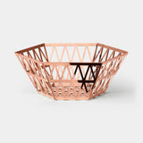 Trigono Openwork Luxury Tray, shown in copper