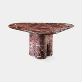 Triptych Triangular Marble Luxury Coffee Table, view 2