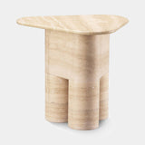 Triptych Triangular Marble Luxury Coffee Table, view 8