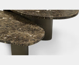 Unique Coffee Table: Sculptural Design of the Plateau Center Table.