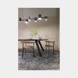 Valzer Adjustable Spot Linear Luxury Suspension Lamp, view 5