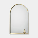 Veduta Arched Little Vase Luxury Mirror in brass