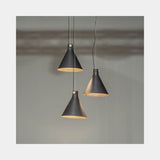 Viandante Triple Cone Luxury Suspension Lamp, view 2