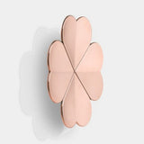 Vittoria Clover Luxury Wall Hook, shown in copper