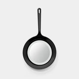 Vivanda Skillet Luxury Mirror in matt black