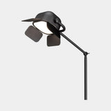 Zampetta Articulated Luxury Table Lamp, shown in burnished brass