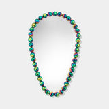 Zecchino Beaded Drop Luxury Mirror, shown in candy iridescent
