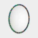 Zecchino Beaded Round Luxury Mirror, view 2
