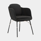 Nero Outdoor Dining Chair With Armrest