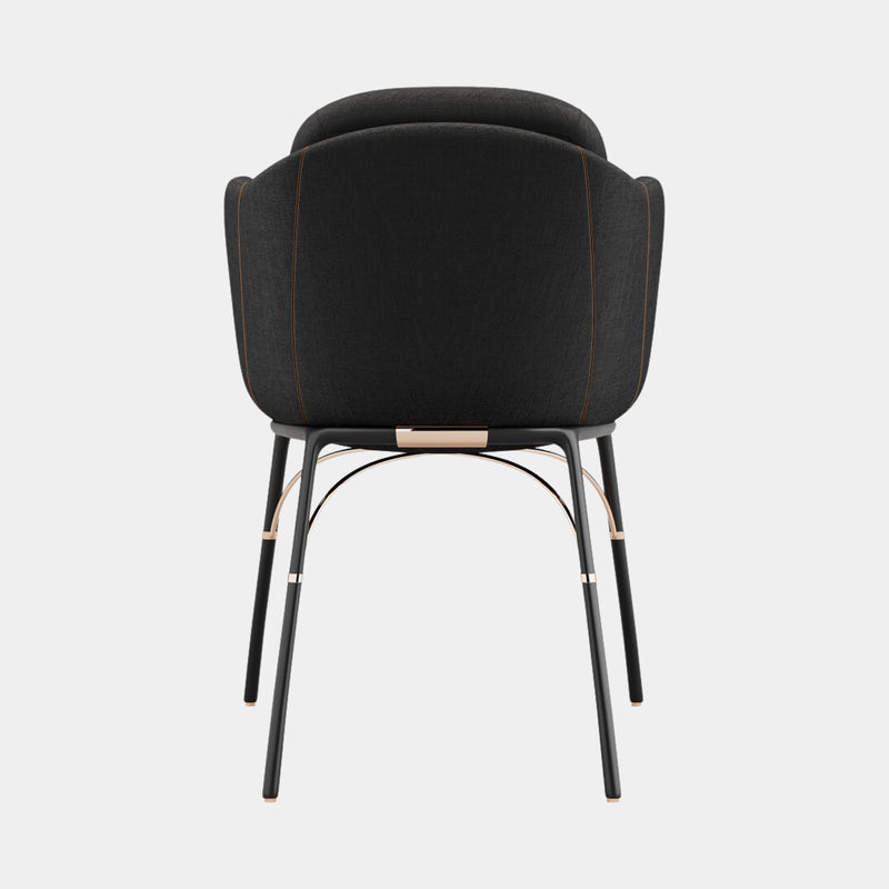 Nero Outdoor Dining Chair With Armrest